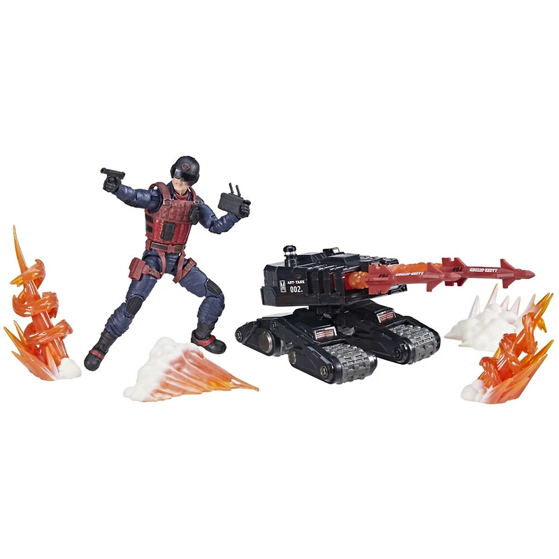G.I. Joe Classified Series Scrap-Iron and Anti-Armor Drone, Collectible G.I. Joe Action Figures, 74, 6 Inch Action Figures