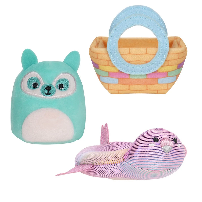 Squishville peluche, ensemble d'accessoires - Fête de piscine