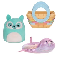 Squishville peluche, ensemble d'accessoires - Fête de piscine