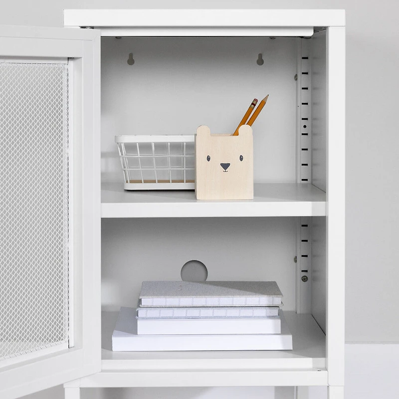 Dylane Table de chevet Blanc