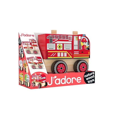 J'Adore Camion De Pompier A Empiler