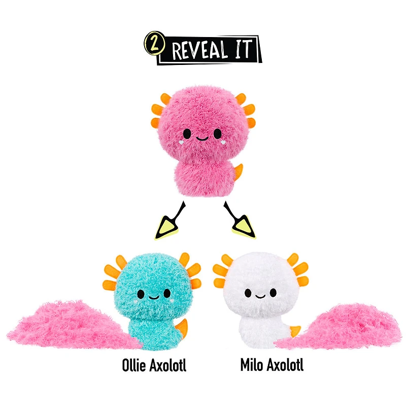 Petite peluche à collectionner Fluffie Stuffiez Axolotl