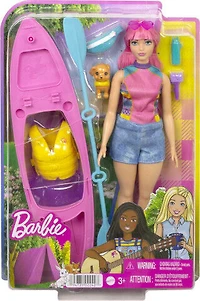 Barbie It Takes Two Daisy Camping Doll with Pet, Kayak and Accessories