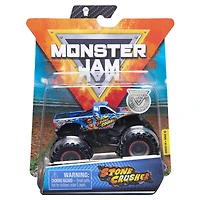 Monster Jam, Official Stone Crusher Truck, Die-Cast Vehicle, Arena Favorites Series, 1:64 Scale