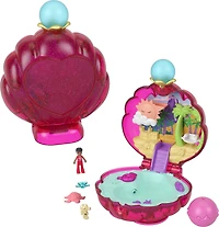 Polly Pocket - Sparkle Cove Adventure - Coffret Plage, micro-poupée