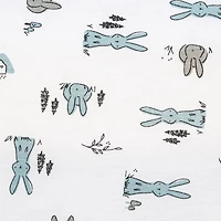 Perlimpinpin-Drap contour en bambou-Lapins