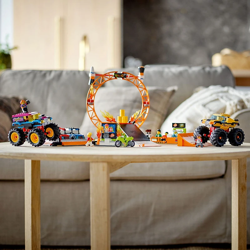 LEGO City Stuntz L'arène du spectacle de cascades 60295 (668 pièces)