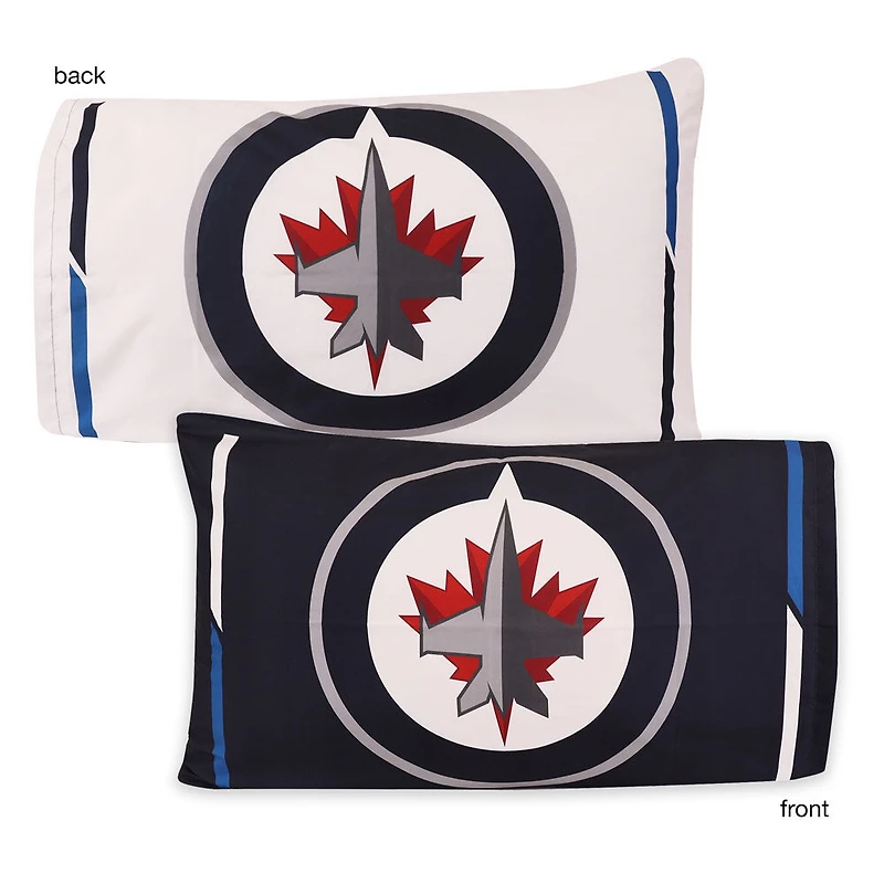 Ensemble de literie simple 4 pièces LNH- Jets de Winnipeg