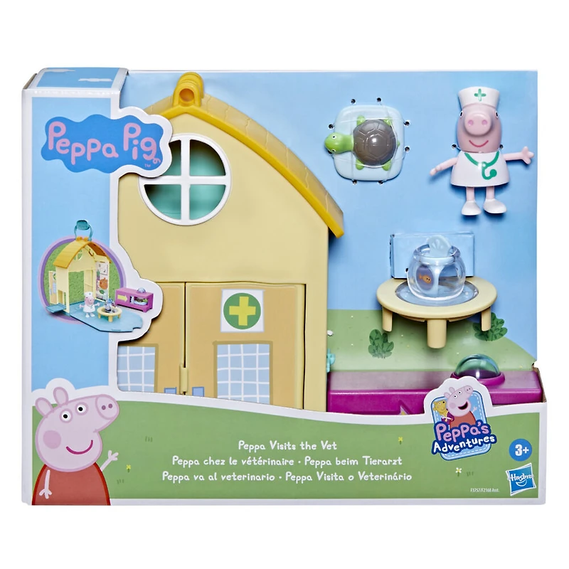 Peppa Pig Peppa's Adventures Peppa Visits the Vet Fun Playset Preschool Toy