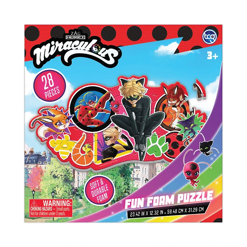 Sure-Lox Kids - Fun Foam Puzzles - Miraculous