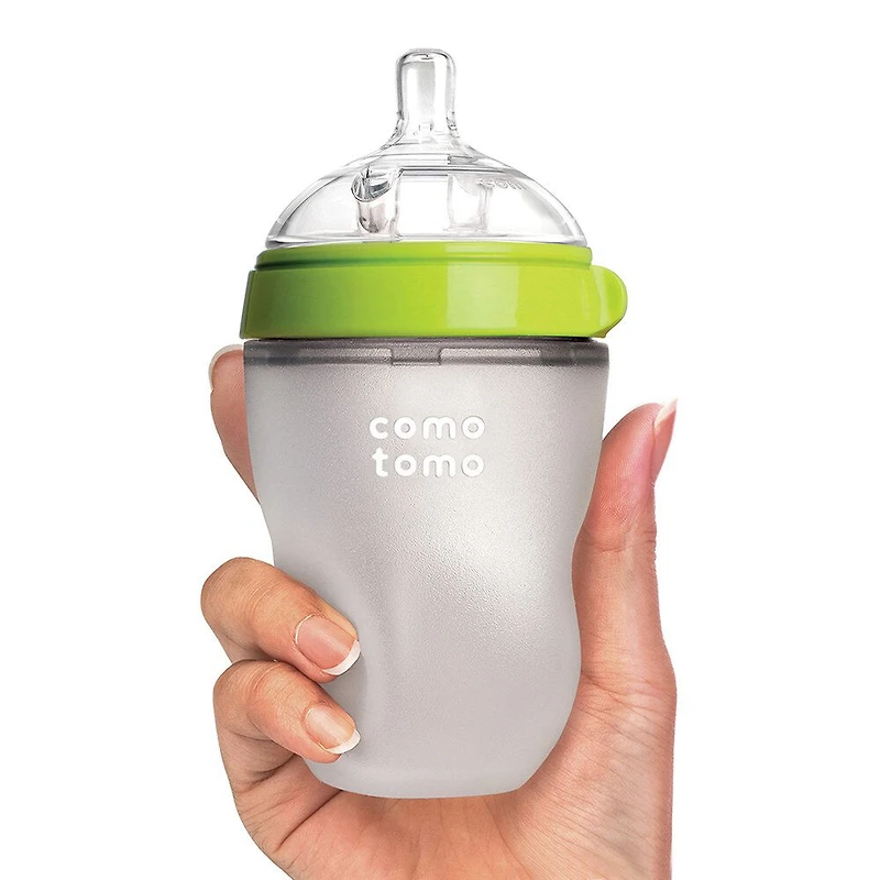 Comotomo Natural Flow Bottle Green 250Ml