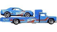 Hot Wheels Team Transport Retro Rig and '18 Dodge Challenger SRT GRK51