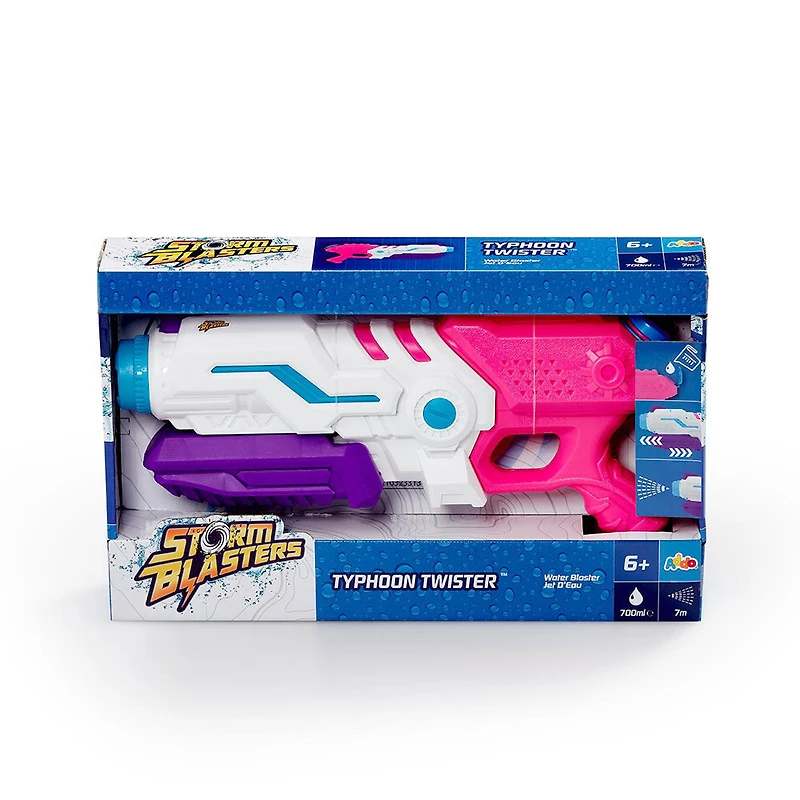 Storm Blasters - Foudroyeur d'eau Typhoon Twister - Rose - Notre exclusivité
