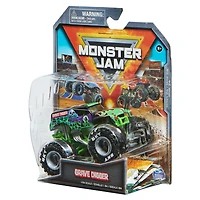 Monster Jam, Monster truck Grave Digger officiel, véhicule en métal moulé, série World Finals