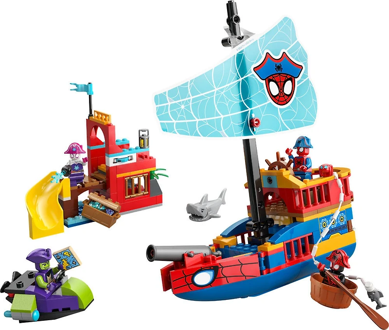 LEGO Marvel Spidey And His Amazing Friends Team Spidey Pirate Ship Kids Building Toy, Ages 4+ - 11208