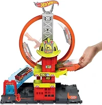 Hot Wheels City Looping Caserne de Pompiers