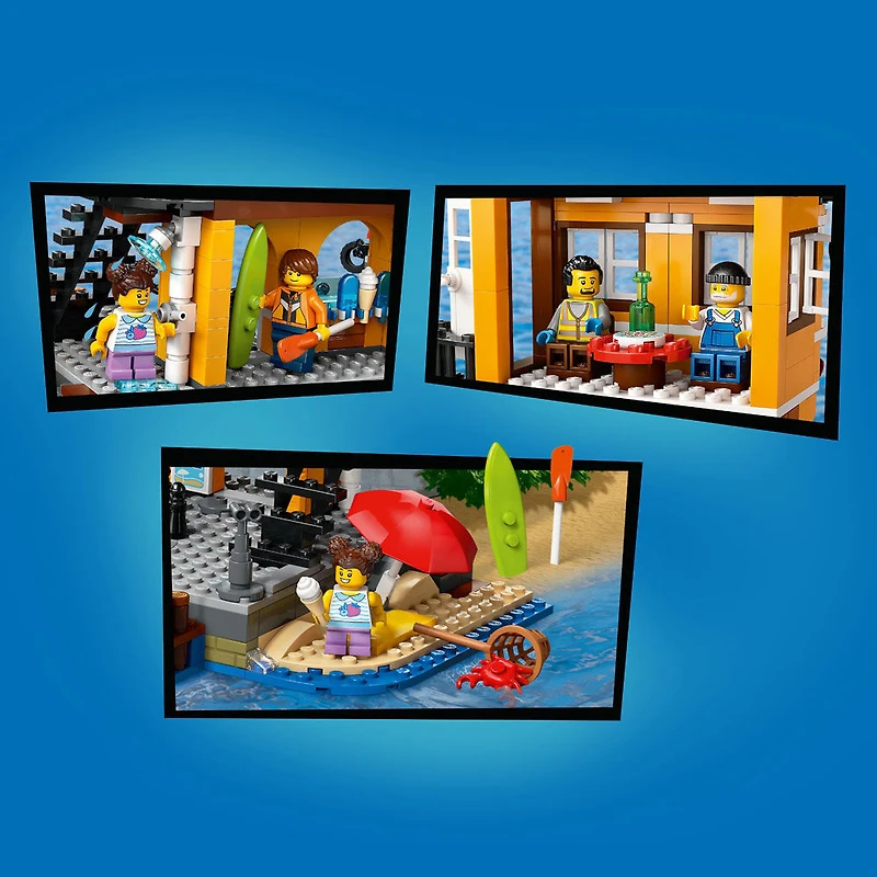 LEGO City Le port maritime et le navire de marchandises Jouet 60422