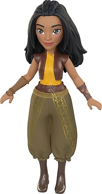 Princesses Disney Base Petite poupée Raya, tenue brillante