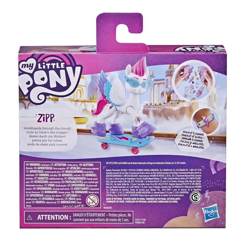 My Little Pony: A New Generation, Aventure de cristal Zipp Storm, figurine de poney blanc