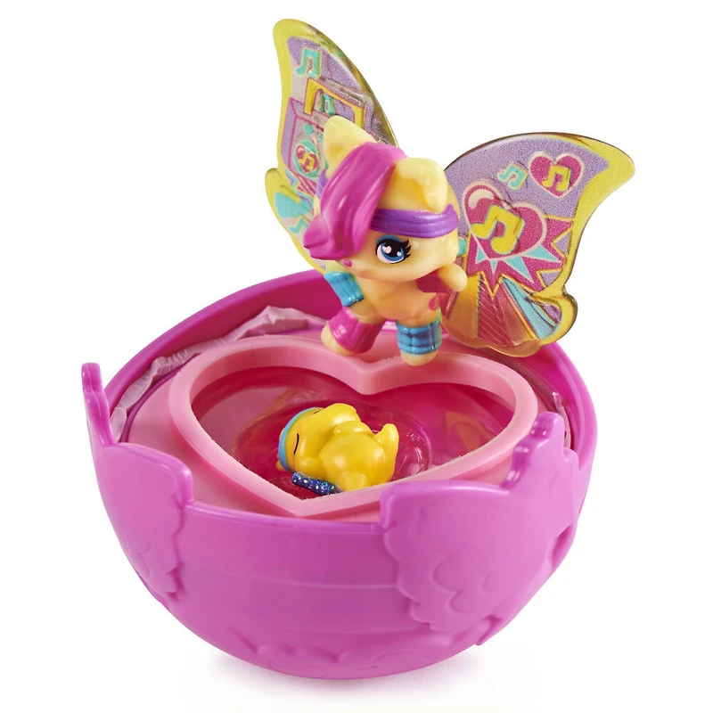 Hatchimals CollEGGtibles, Sibling Luv Pack Rainbow-cation avec 1 grand enfant, 1 bébé et une couverture en tissu (les styles peuvent varier)