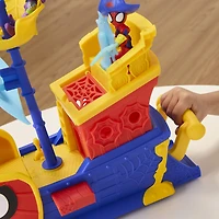 Marvel Spidey and his Amazing Friends Water-Webs Webs Ahoy Bubble Pirate Ship Toy
