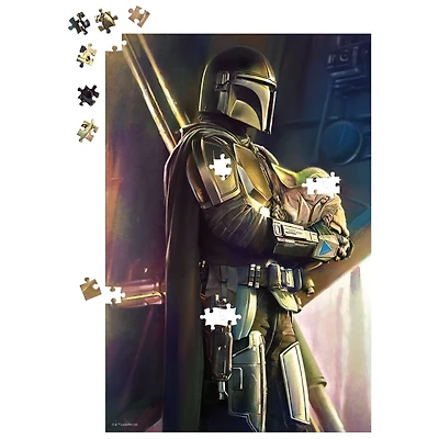 Star Wars: 3D Puzzles - Mandalorian avec Child - 63 pièces