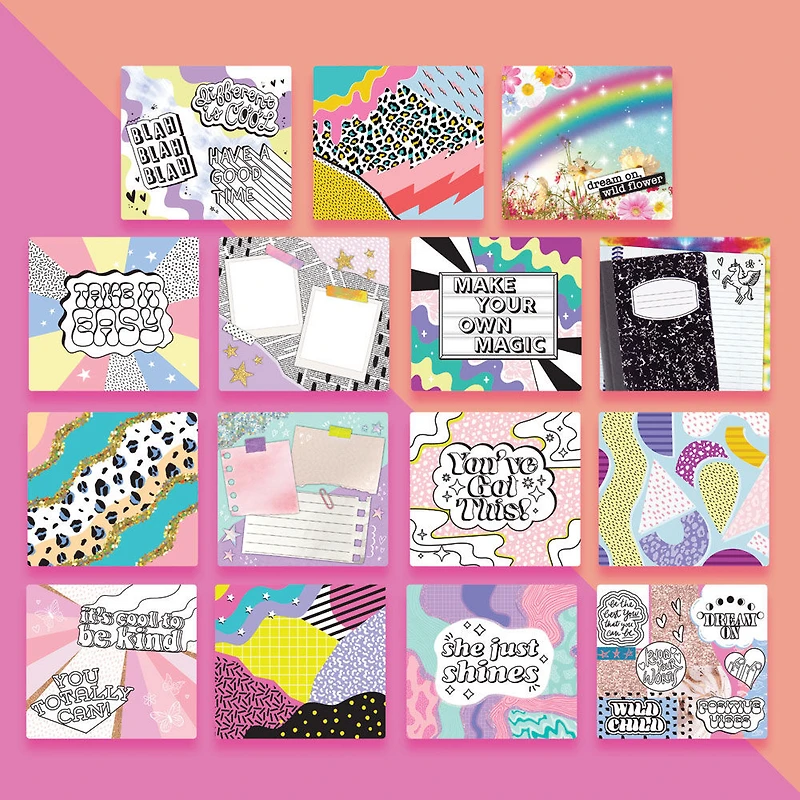 Sticker Collage Portfolio Poster Set