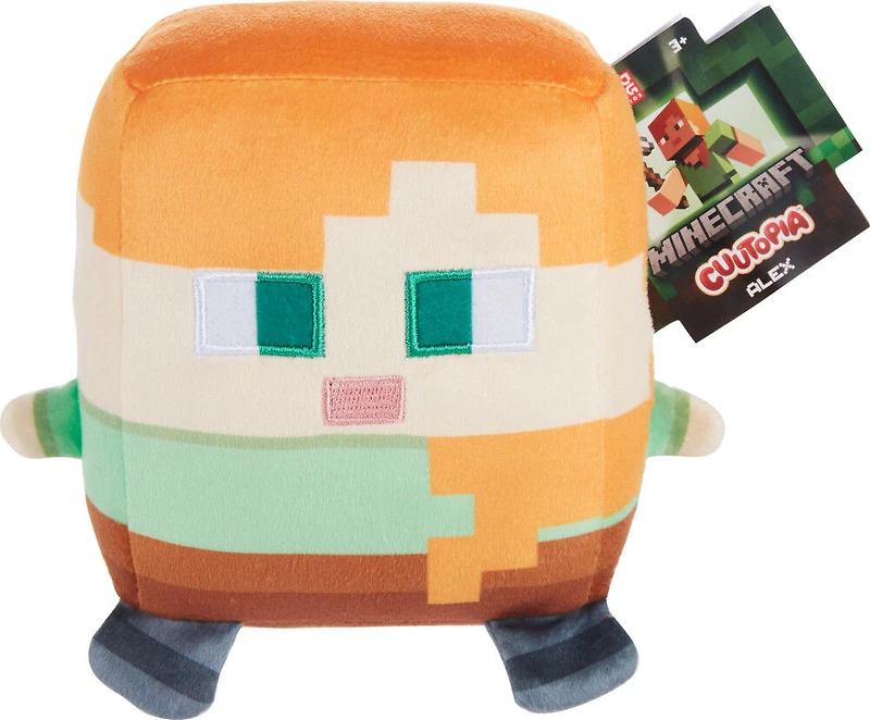 Minecraft Cuutopia Alex Plush, Small Character Pillow Doll