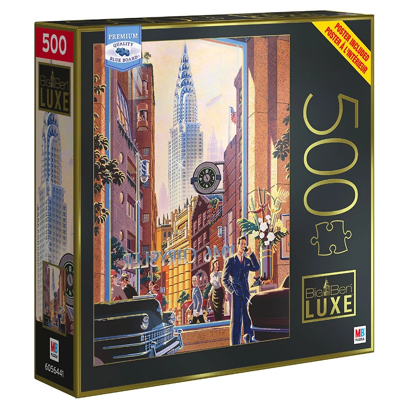Big Ben 500-Piece Jigsaw Puzzle, Chrysler Building