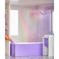 Rainbow High House Playset- 3-Story Wood Doll House (4-ft Tall and 3-FT Wide), Fully Furnished with Working Hot Tub, Shower, Sink, Elevator, and 50+ Accessories