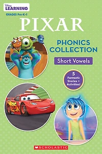 Scholastic - Disney Pixar Phonics Collection: Short Vowels - Édition anglaise