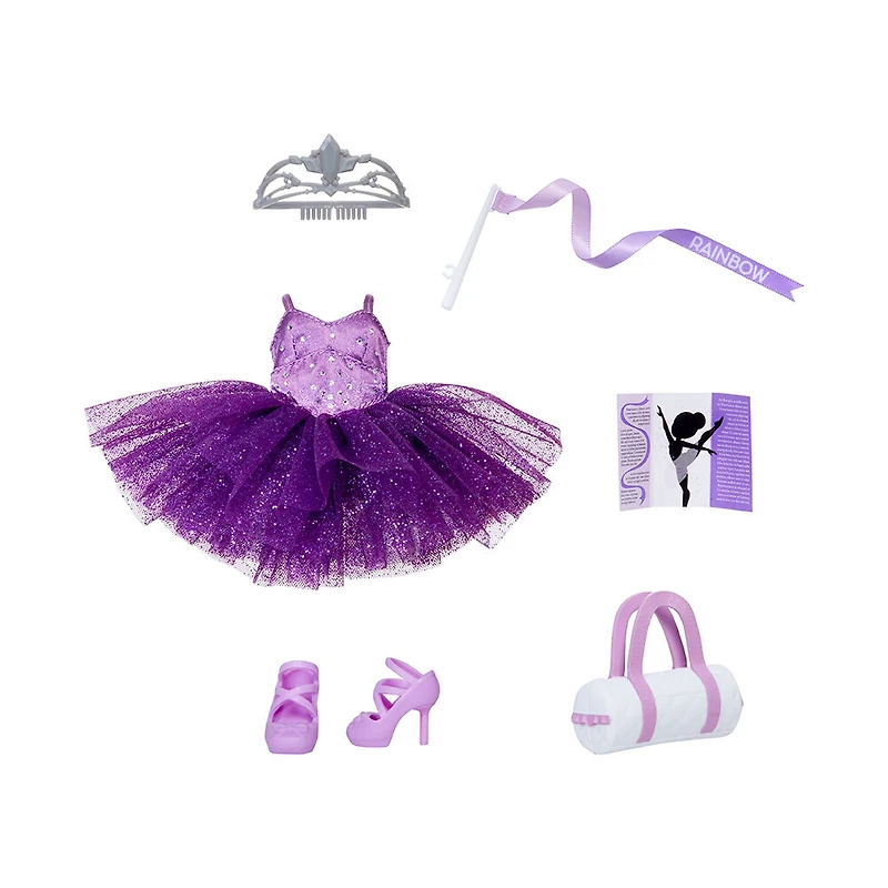 Panoplie de mode Rainbow High - thème de récital de ballet