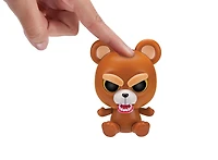 Feisty Pets 4 "Vinyle Sir Growls-A-Lot Ours Brun.