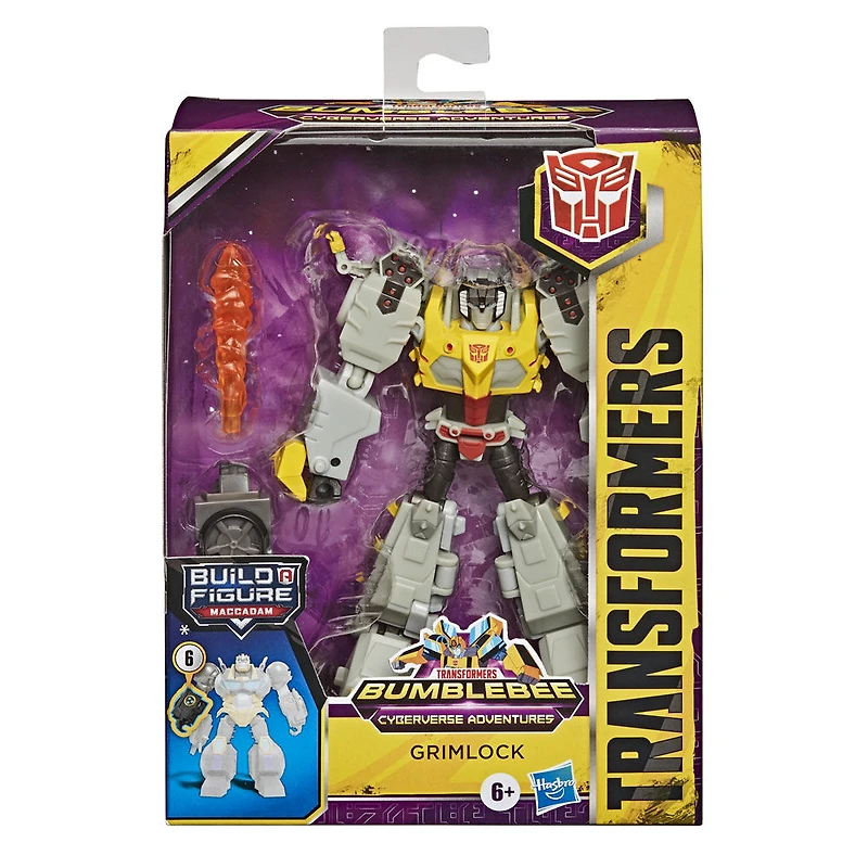 Transformers Bumblebee Cyberverse Adventures Deluxe Class Grimlock Action Figure
