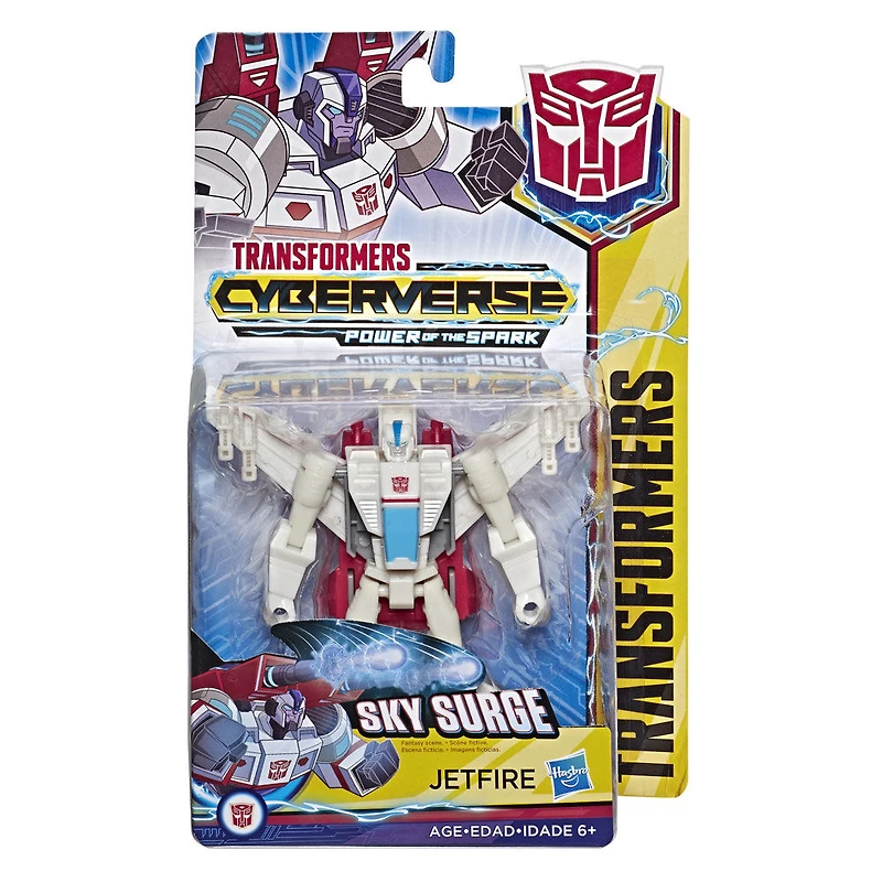 Transformers Cyberverse Action Attackers Warrior Class Jetfire Action Figure