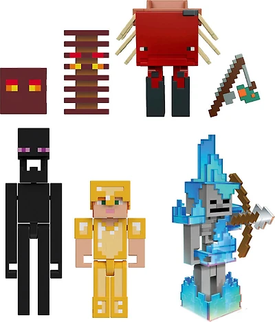 Minecraft -Coffret -Figurines et acc. -Aventure dans la Vallée des Âmes
