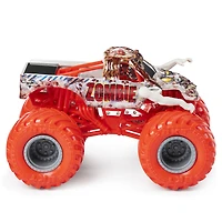 Monster Jam, Official Zombie Monster Truck, Die-Cast Vehicle, Nitro Neon Series, 1:64 Scale