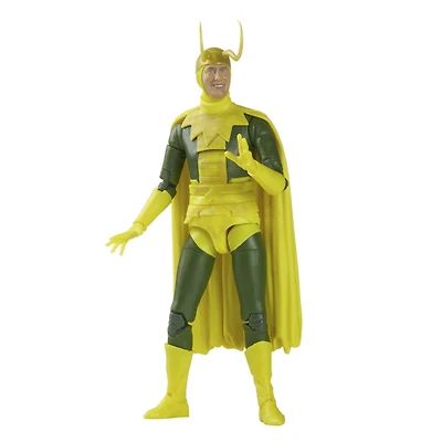 Marvel Legends Series, figurine de collection Loki de 15 cm MCU Disney+, 5 accessoires et 1 pièce Build-a-Figure