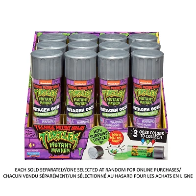 Les Tortues Ninja Mutantes : Mutant Mayhem Boîtes d'Ooze Mutagène avec Tortue Surprise