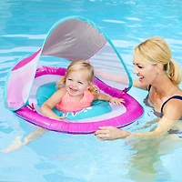 SwimWays, Bouée et pare-soleil Baby Spring Float - Poisson rose