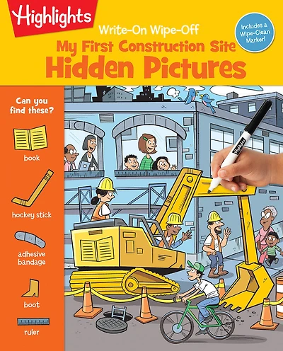 Write-On Wipe-Off My First Construction Site - Édition anglaise
