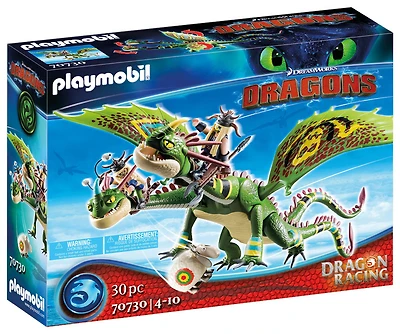 Playmobil - Dragon Racing: Kognedur et Kranedur avec Pète et Prout