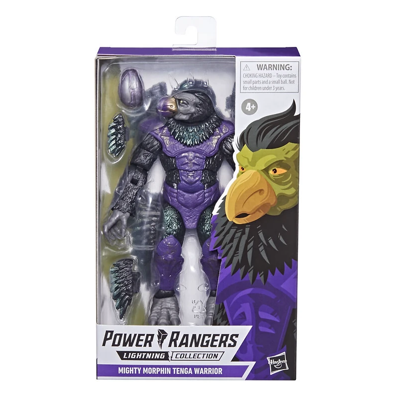 Power Rangers Lightning Collection Mighty Morphin, figurine Guerrier Tenga de collection haut de gamme de 15 cm, avec accessoires