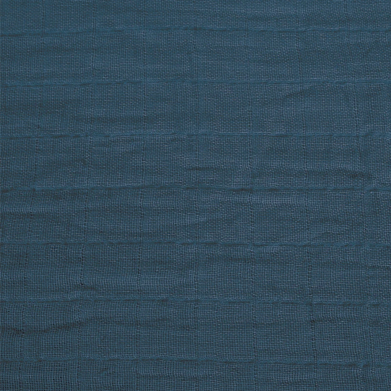 Perlimpinpin-Drap contour en mousseline-Marine