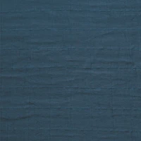 Perlimpinpin-Drap contour en mousseline-Marine