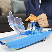 Marvel Studios The Fantastic Four Epic World of Action Hover & Cruise Fantasticar, Figure and Toy Car Set