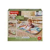 Fisher-Price Planet Friends Roly-Poly Panda Baby Activity Play Mat with 2 Toys