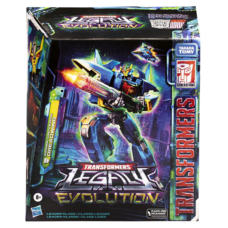 Transformers Generations Legacy Evolution, figurine Prime Universe Dreadwing classe Leader de 17,5 cm