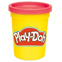 Play-Doh, pot individuel de pâte à modeler rose fluo de 112 g, jouet pour enfants