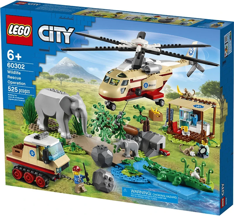 LEGO City Wildlife Rescue Operation 60302 (525 pieces)